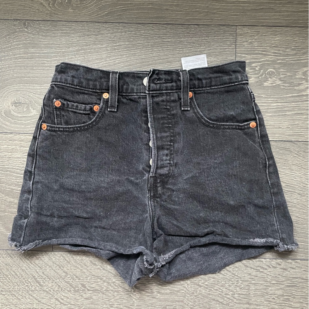 Levi's Black Jean Shorts